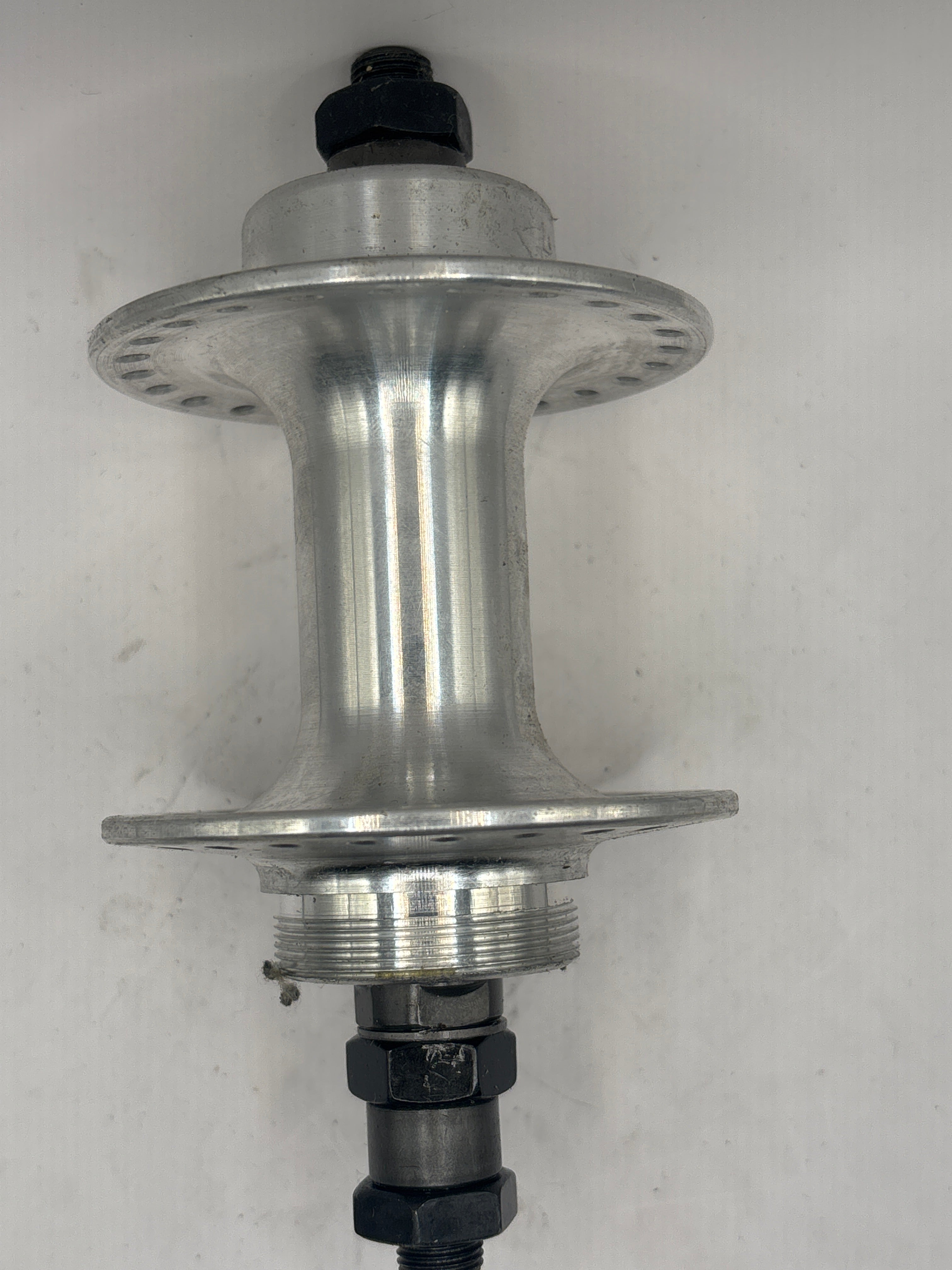 Moyeu arriere argent roue libre 48H