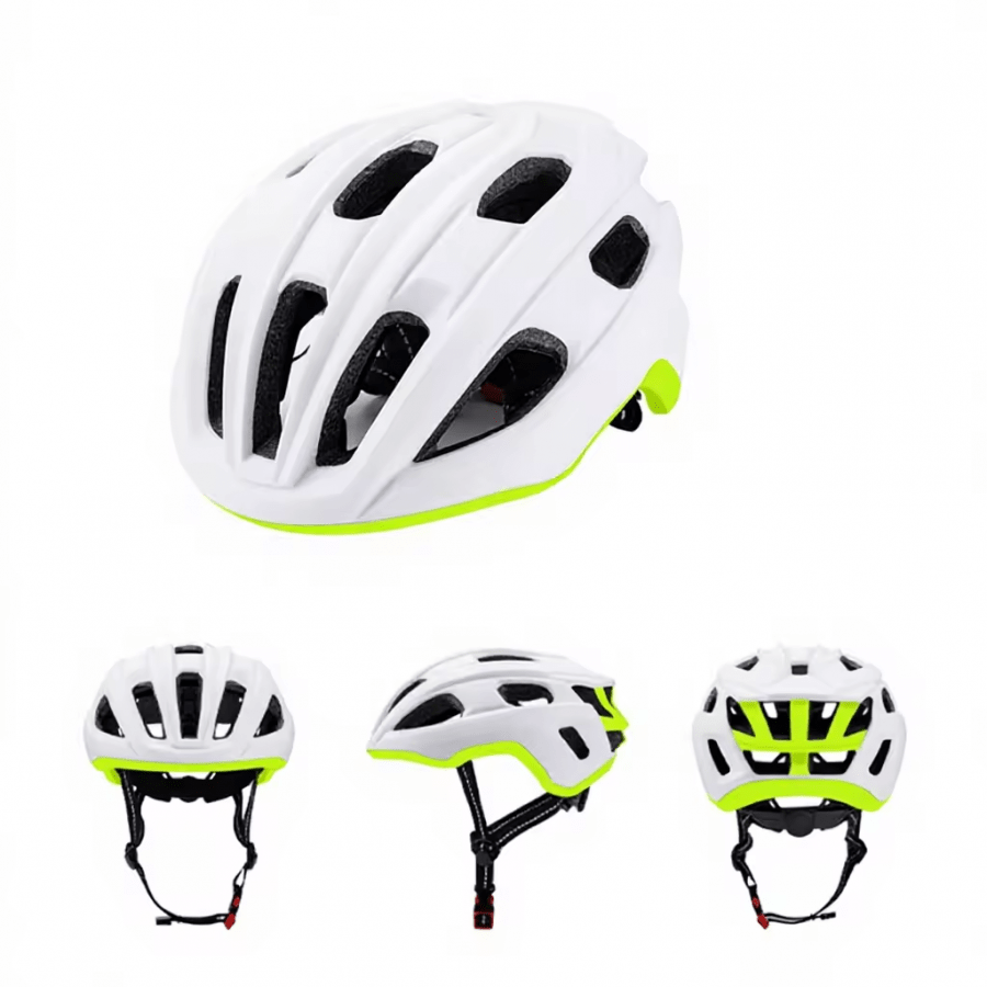 Casque de vélo route VLMN blanc citron - Confort et sécurité - Velomane