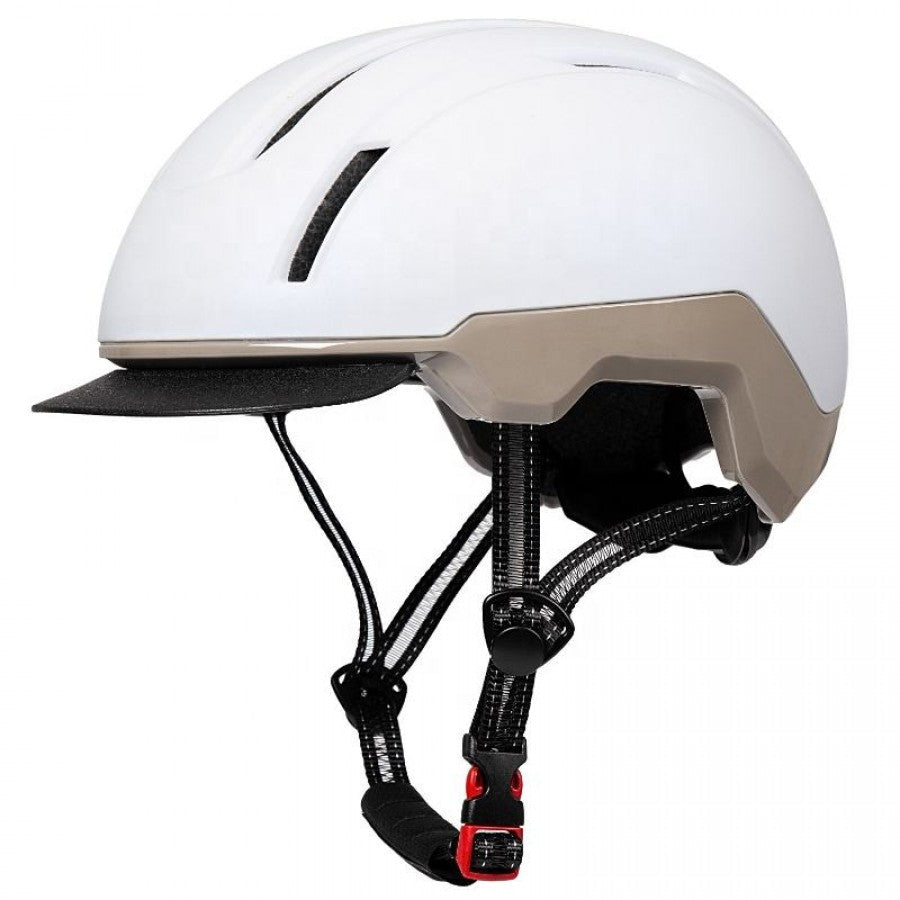 Casque VLMN urbain blanc sable - Velomane