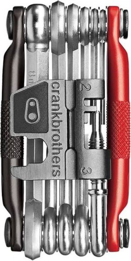 crankbrothers, Multi 17, Multioutil, Nombre d'outils: 17, Noir/Rouge - Velomane