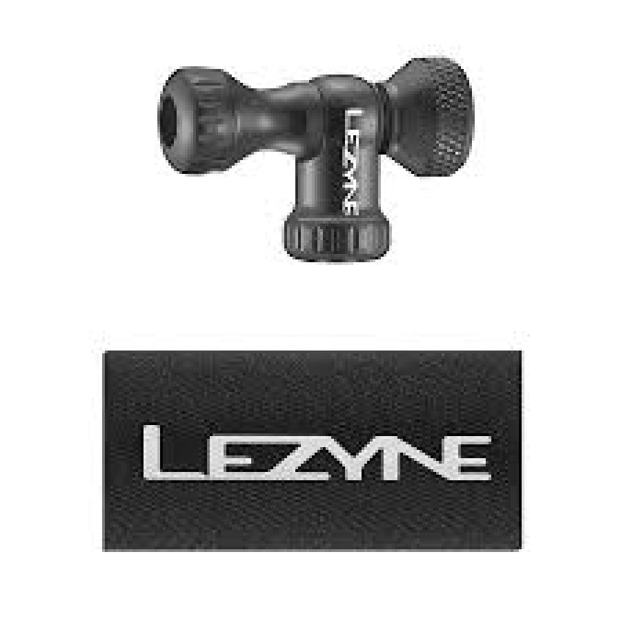 Lezyne, Control Drive CO2, Détendeur CO2, Avec filets, Presta, Schrader, Noir - Velomane